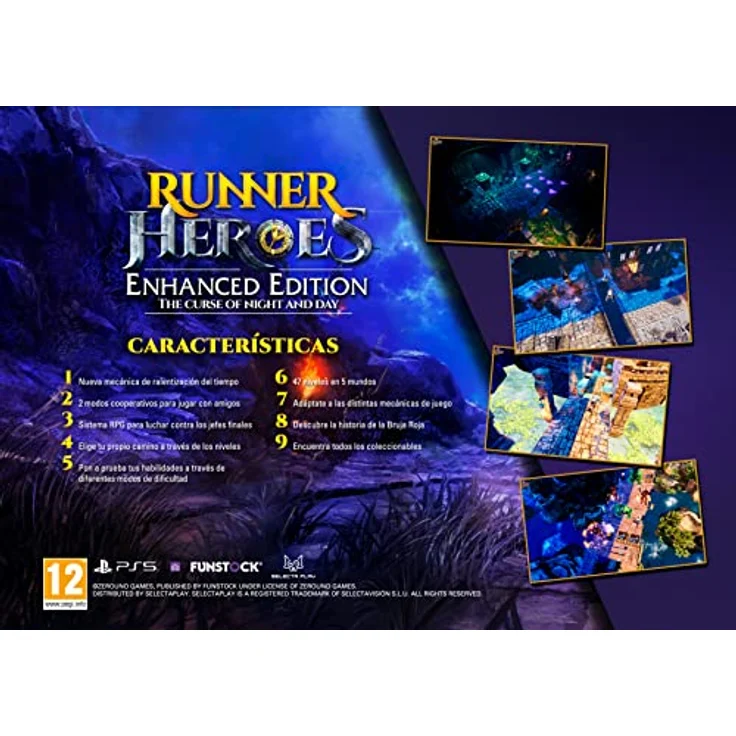 SELECTA PLAY Runner Heroes Enhanced Edition, PS5-Spiel aus hochwertigem, langlebigem und robustem Material – Bild 2