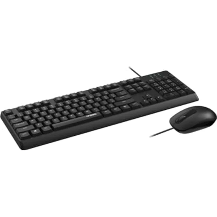 Rapoo NX1500, kabelgebundenes Tastatur-Maus-Set mit QWERTZ Layout, für PC und Laptop, schwarz – Bild 4