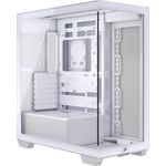 Corsair 3500X Mid-Tower ATX PC-Gehäuse - Gehärtetes Panorama-Glas - Umgekehrte Verbindung Motherboard-Kompatibel - Keine Lüfter Enthalten - Weiß