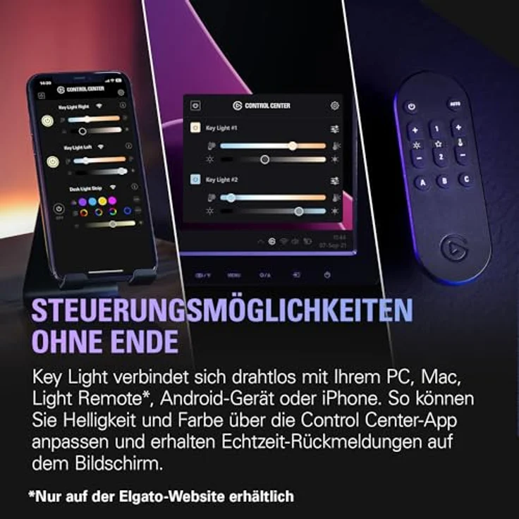 ELGATO Key Light Studiobeleuchtung, Schwarz – Bild 6