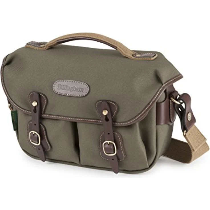 Billingham Small Pro – Tasche Rucksack FibreNyte (Schnellverschluss-System, Regenabweiser) grün und Toasten – Bild 2