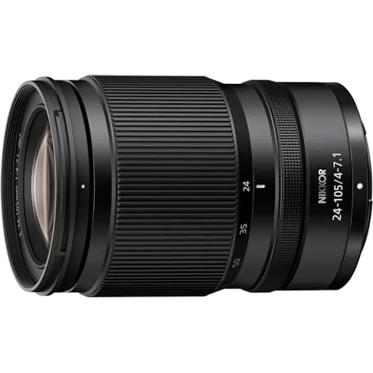 Nikon NIKKOR Z 24-105mm f/4-7.1, Zoom-Objektiv für Vollformatkameras mit speziellem Einstellring und leichtem Design, 350g