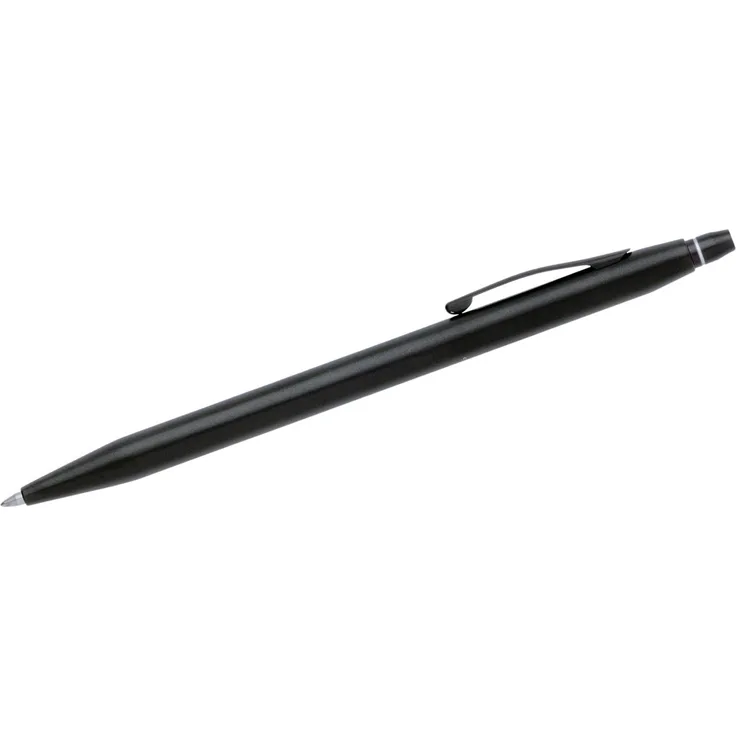 Cross Rollerball Click Classic Black, Einziehbarer Tintenroller mit gel-Tinte, Schwarz