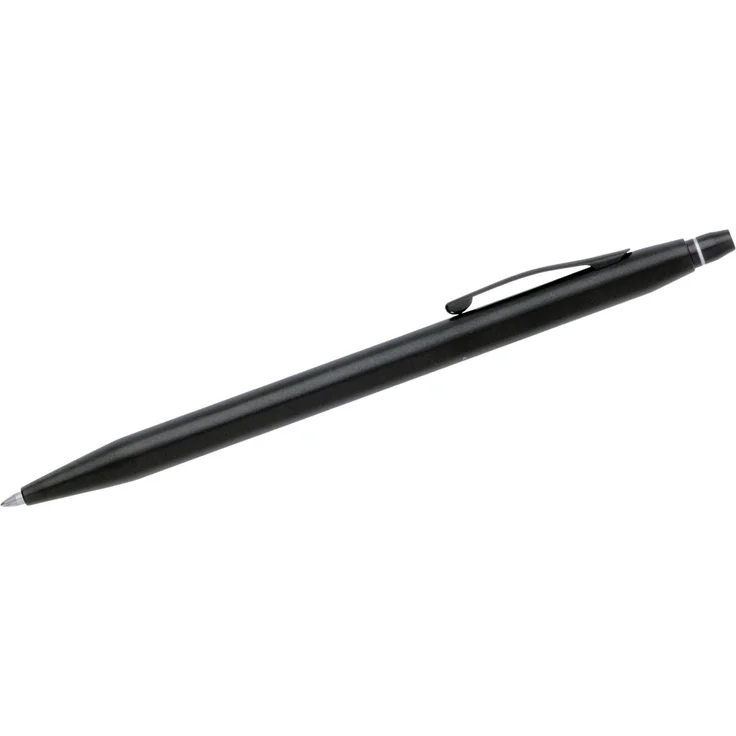 Cross Rollerball Click Classic Black, Einziehbarer Tintenroller mit gel-Tinte, Schwarz