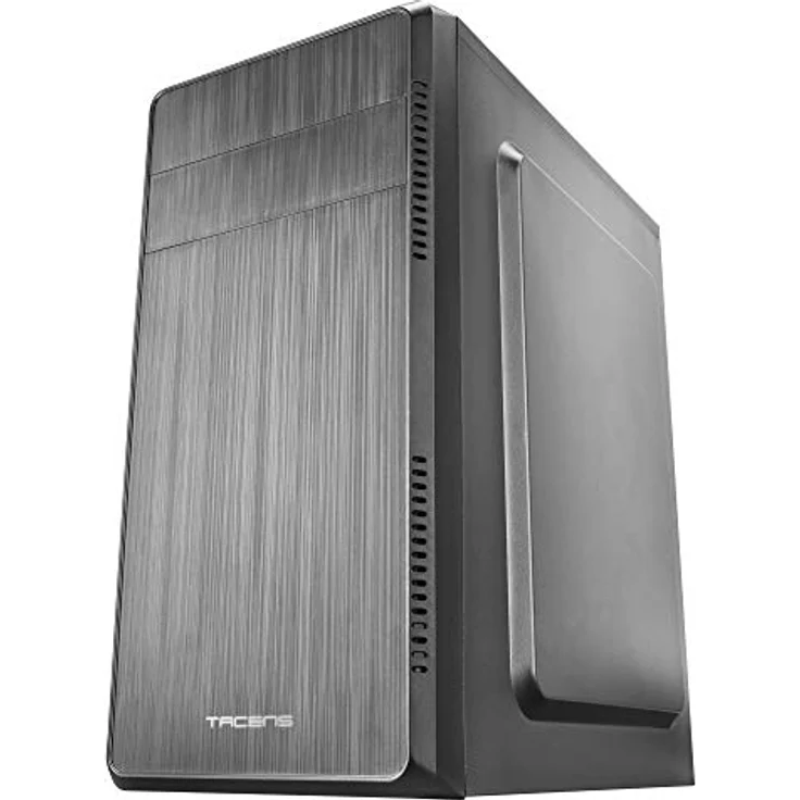 TACENS ANIMA ACM500, Mini Tower Micro ATX PC-Gehäuse mit 500 W Netzteil, USB 3.0, schwarzes Aluminium – Bild 3