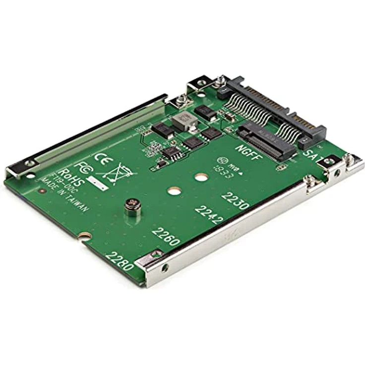 StarTech.com M.2 SSD auf 2.5 Zoll SATA Adapter - Konverter, NGFF auf SATAIII Adapter Karte - Preisvergleich – Bild 6