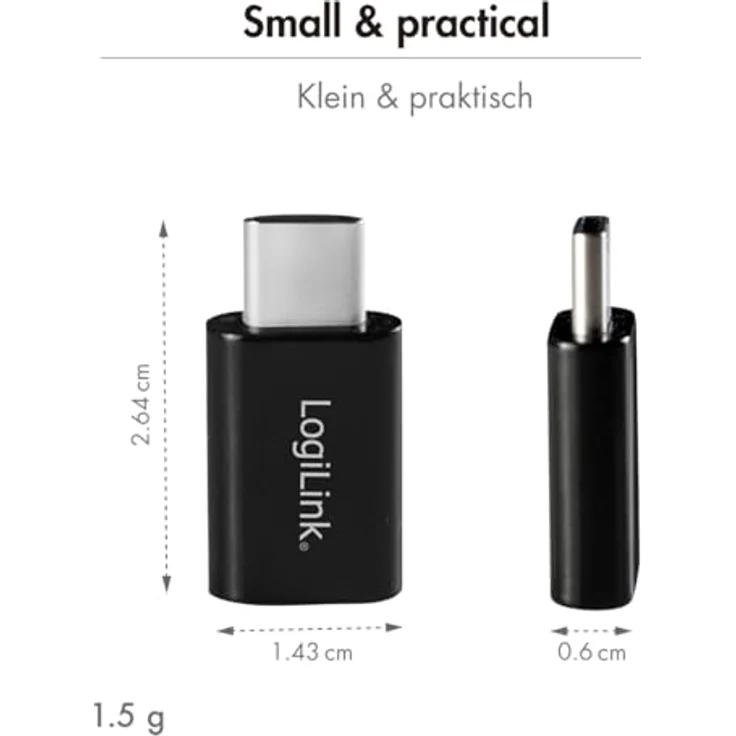 LogiLink USB-C (Gen1) Bluetooth 5.3 Adapter, schwarz, kompakt, USB-C Stecker, bis zu 20 m Reichweite, für Windows 7/8/10/11 – Bild 4