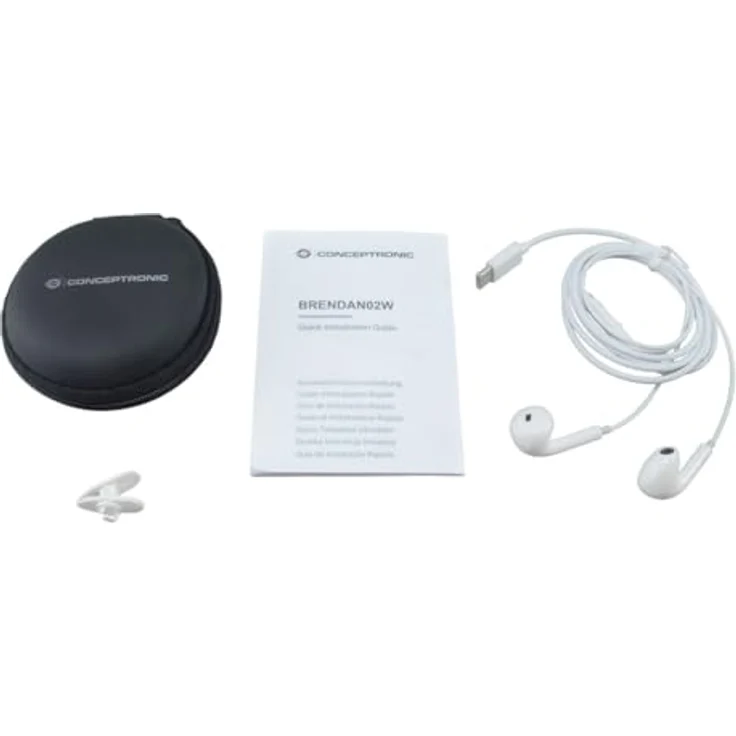 Conceptronic Headset mit Ohrhörer, USB-C Anschluss, integriertes Mikrofon, ergonomisches Design – Bild 5