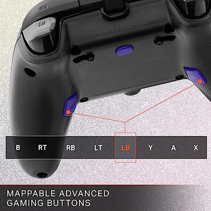 PowerA Xbox Advantage Controller - kabelgebunden, 3-Wege-Trigger-Locks, ergonomisches Design, USB-C-Kabel, Windows 10/11-Kompatibilität – Bild 4