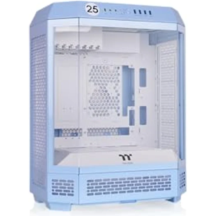 Thermaltake The Tower 600 Mid Tower Chassis | Vertikales Design, Kühlungsunterstützung | Hydrangea Blue – Bild 1
