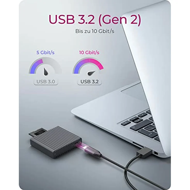 ICY BOX CFexpress Kartenleser Typ-B mit USB 3.2 (Gen 2), 10 Gbit/s, Lesegerät, USB-C & USB-A, Aluminium, Schwarz, Android/Windows/Mac OS – Bild 3
