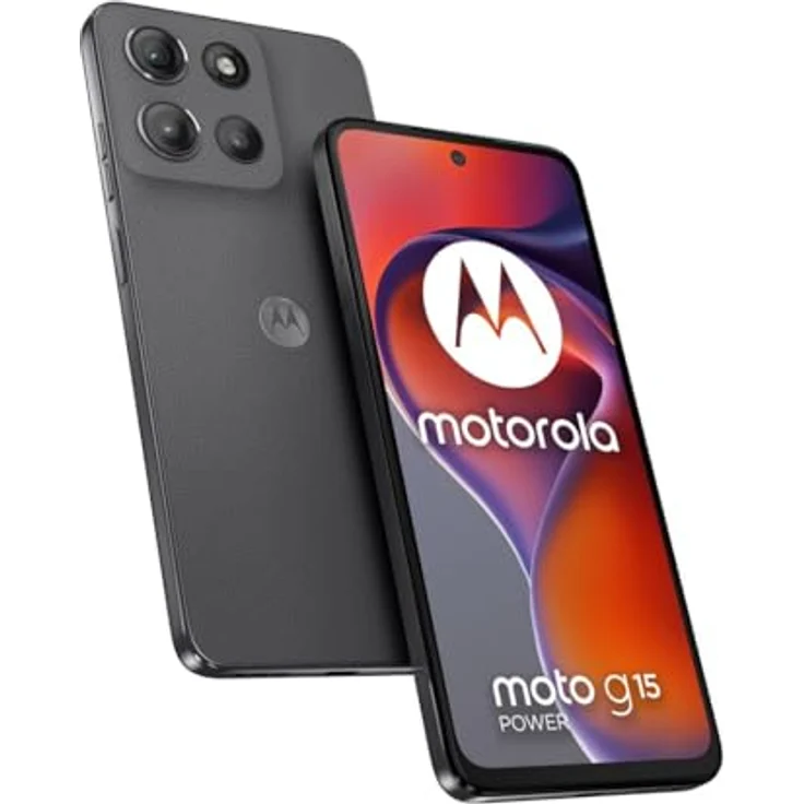 Motorola moto g15 power 17,1 cm (6.72 Zoll) Dual-SIM Android 15 4G USB Typ-C 8 GB 256 GB 6000 mAh Grau – Bild 1