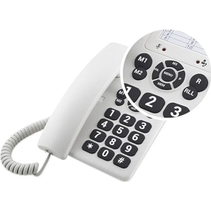 SPC 3602, Festnetztelefon, weiß – Bild 5