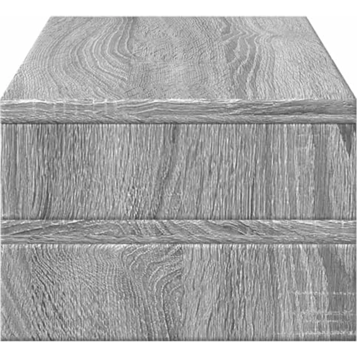 vidaXL Monitorständer Grau Sonoma, Holzwerkstoff mit Stauraum, 54x22x15 cm – Bild 7