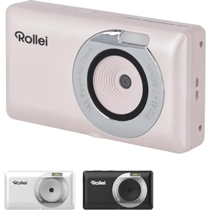 Rollei Compactline Pocket Digitalkamera – 50 MP, 16-facher Digital-Zoom, 2.7K Videoqualität, kompakt und leicht für unterwegs, benutzerfreundliches Design – Bild 5
