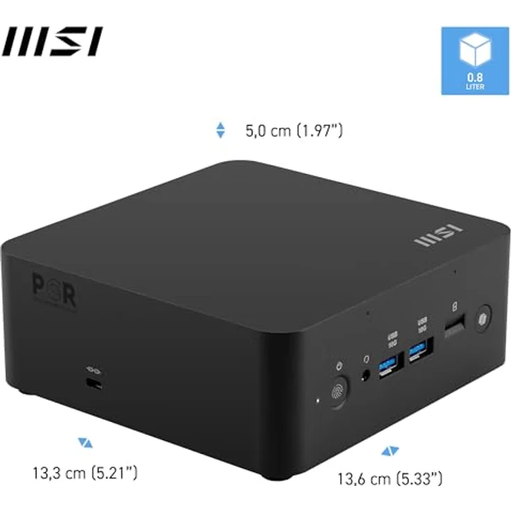 MSI Cubi NUC AI+ 00B20611-030, Mini-PC mit Intel Core Ultra 7, 32 GB RAM, 1024 GB SSD, Intel Arc 140V, Windows 11 Pro – Bild 3
