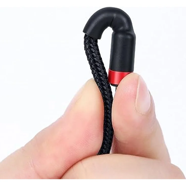 Baseus USB-C Kabel, schwarz, rot – Bild 3