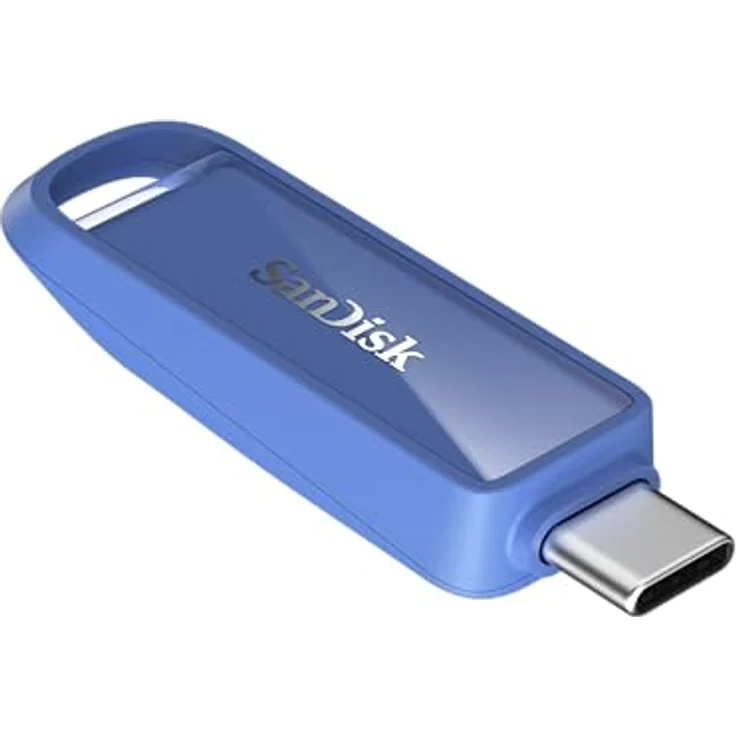 SanDisk Phone Drive USB Type-C 1 TB, Flash-Laufwerk für Smartphones und Tablets, 150 MB/s Lesen, Schlüsselring-Öse, Maritime Blue – Bild 4