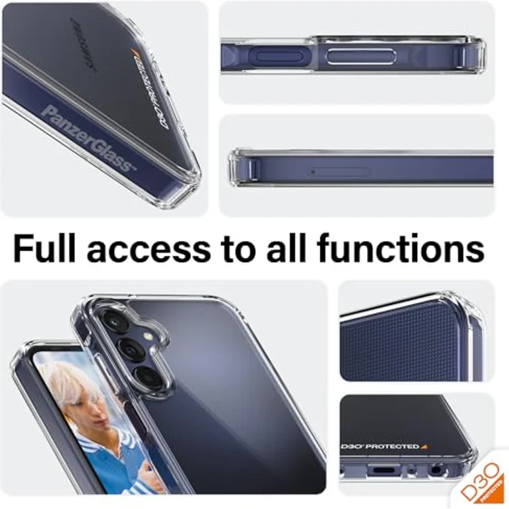 PanzerGlass™ Ultimative Schutzhülle für Samsung Galaxy A25 HardCase mit D3O - Langlebig und Nachhaltig – Bild 5