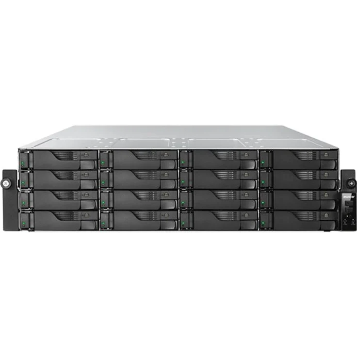 ASUSTOR Lockerstor 16R Pro Gen2 AS7116RDX - Rackmount-NAS mit AMD Ryzen 7 Pro 7745, 16 GB ECC DDR5, Dual 10GbE, PCIe 5.0 und redundanten 80 PLUS Platinum-Netzteilen