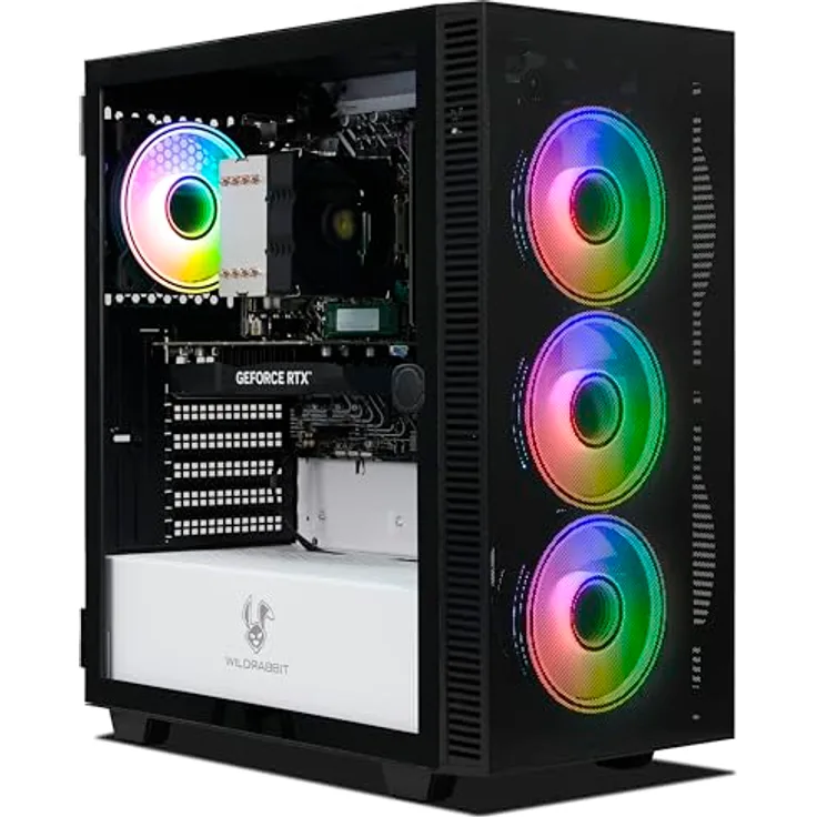 Ankermann ARCHON Gaming PC, Intel Core i7-13700F, Nvidia GeForce RTX 3050 6GB, 16GB DDR5 RAM, 1TB NVMe SSD, Windows 11 Pro, WLAN & Bluetooth, MS Office 2024