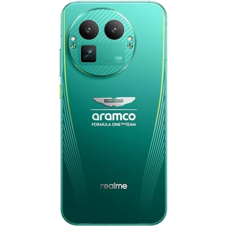 realme GT 8 Pro Smartphone 16GB+512GB, 200-MP-Teleobjektiv, Snapdragon 8 Elite Gen 5, 7000-mAh-Titan-Akku, 120 W Schnellladen, Aston Martin Green – Bild 4
