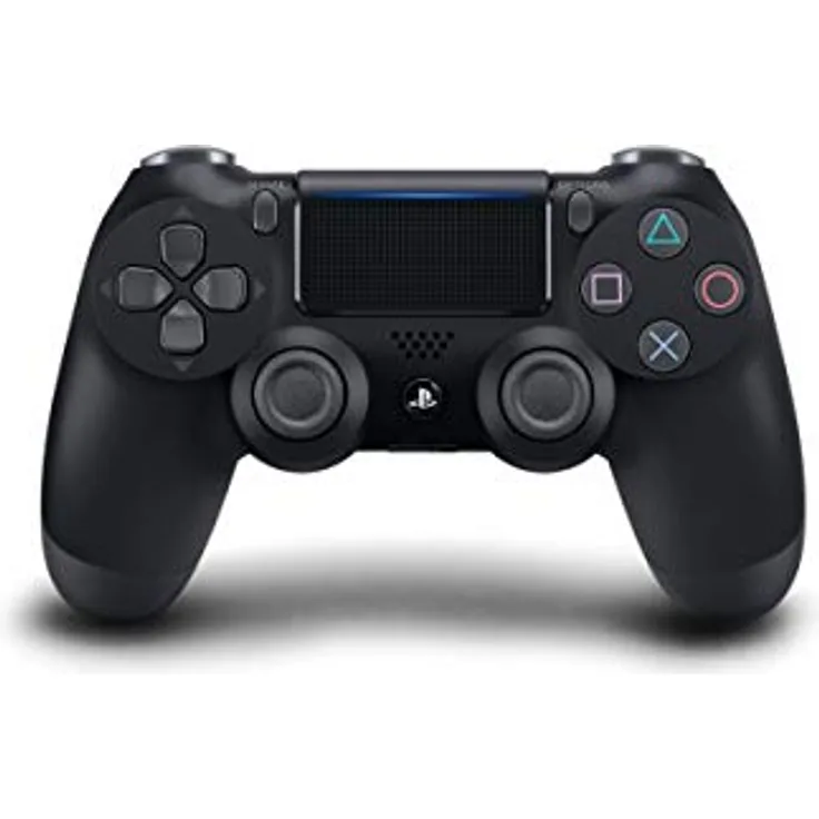 Playstation Dualshock 4 Wireless Controller, verbesserte Analogsticks und Trigger-Buttons, schwarz