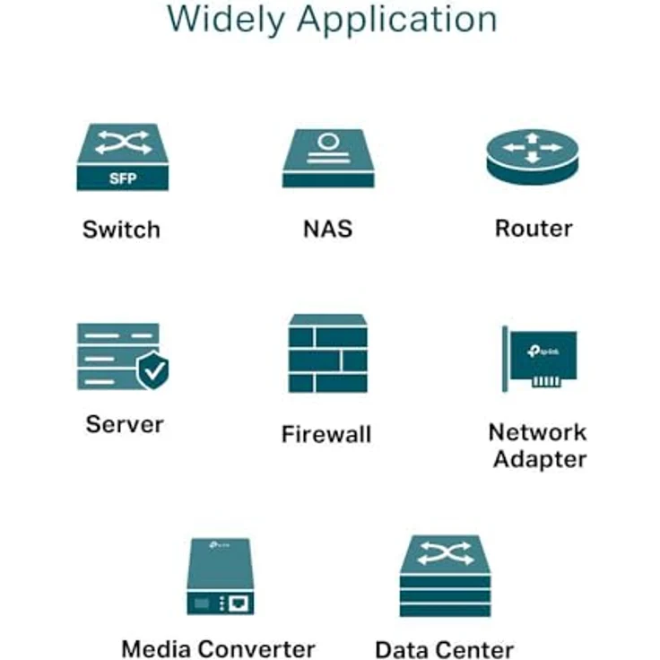 TP-Link SM5110LSB-10, Singlemode-SFP+-Transceiver mit 10 Gbit/s Übertragungsrate und 10 km Reichweite, Silber – Bild 2