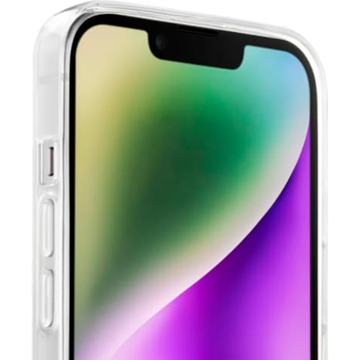 Hama iPhone 14 Hülle - Transparente Schutzhülle mit extra Kamera- und Display-Schutz, kratzfest, Wireless Charging kompatibel – Bild 5