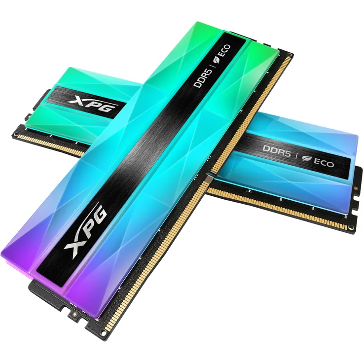 ADATA XPG LANCER NEON RGB DDR5 6000MHz, 32GB (2x16GB) CL30, Intel XMP 3.0 & AMD EXPO, Mehrfarbig