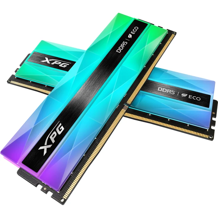 ADATA XPG LANCER NEON RGB DDR5 6000MHz, 32GB (2x16GB) CL30, Intel XMP 3.0 & AMD EXPO, Mehrfarbig