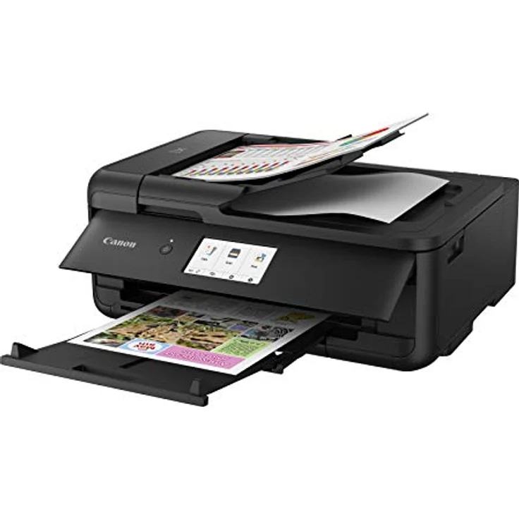 Canon PIXMA TS9550a Farbtintenstrahl Multifunktionsgerät A3 (WLAN, LAN, Print App, 2 Papierzuführungen, Duplexdruck) schwarz - Preisvergleich – Bild 5