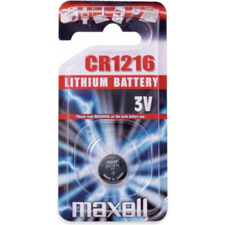 Maxell Lithium CR1216 Knopfzelle – Bild 2