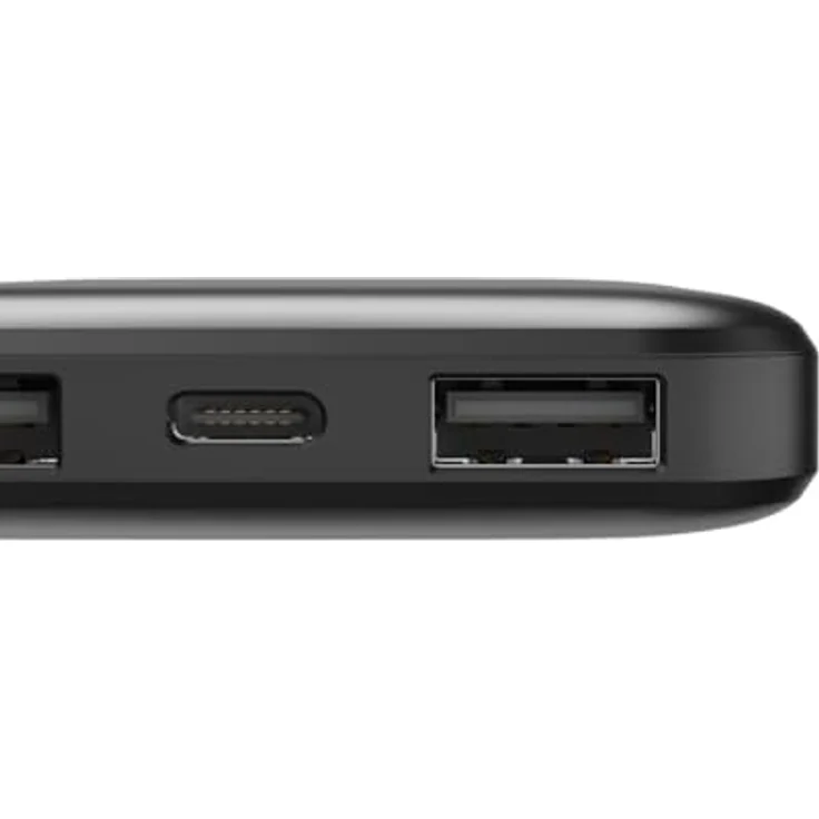Hama Powerbank Pocket 5 5000mAh (externer Akku mit 2x USB A, Power Pack zertifiziert, LED Anzeige, Akku Pack Handy Zubehör, Tablet, Bluetooth Box etc., tragbares Ladegerät klein) anthrazit – Bild 5
