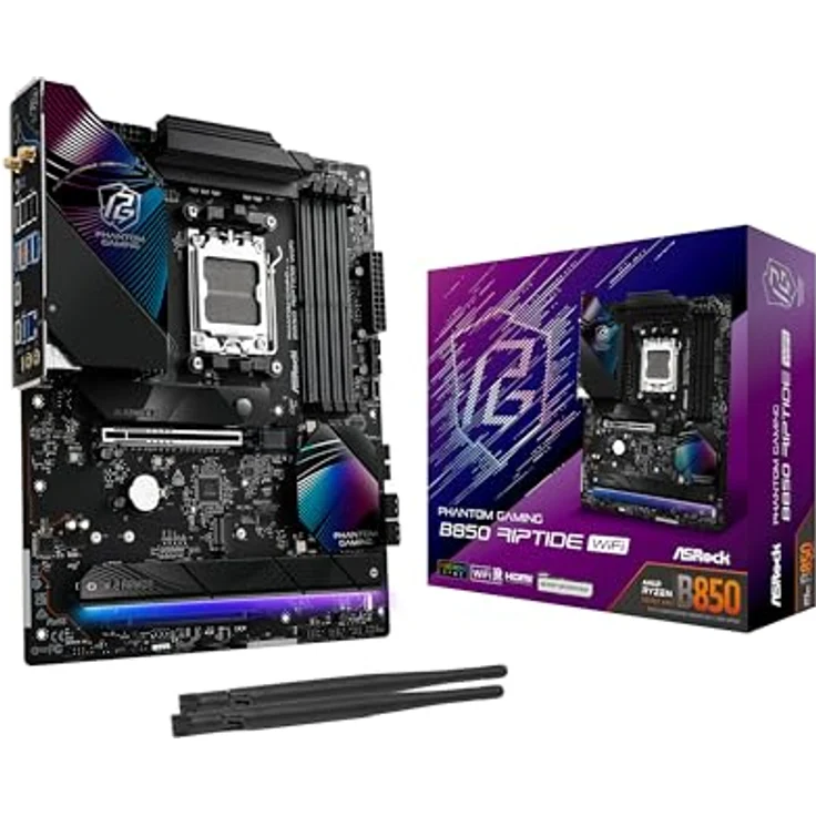 ASRock AMD AM5 B850 Riptide WiFi Mainboard – Bild 1