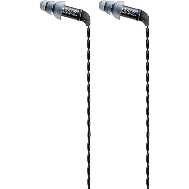 Etymotic ER4-SR Studio Reference, geräuschisolierender In-Ear-Kopfhörer mit austauschbarem Kabel, Schwarz – Bild 4