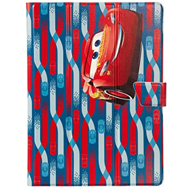 Disney Tabzone Universal Slim Case Kinder-Rucksack, 27 cm, 0 L, Cars Racetrack