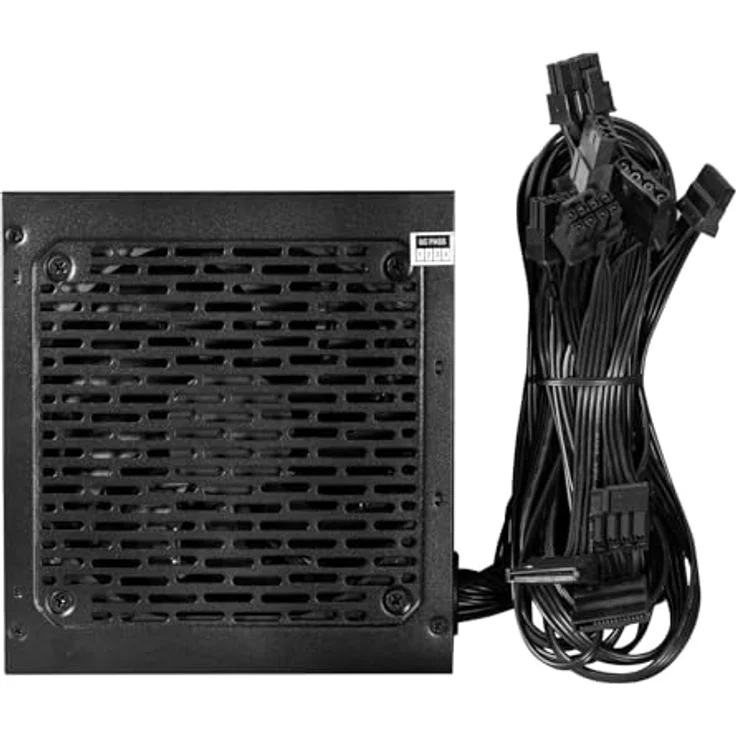 Akyga ATX Netzteil 800W AK-C1-800, 80 Plus, P4+4, 2X PCI-E 6+2 pin, 6X SATA, 3X Molex, leiser 12 cm Lüfter, schwarzes Gehäuse – Bild 3