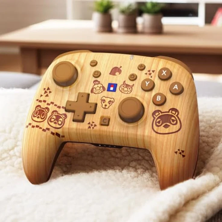 HORI Wireless HORIPAD Turbo, Kabelloses Gamepad in Holzbraun mit programmierbaren Tasten für Nintendo Switch 2 – Bild 3