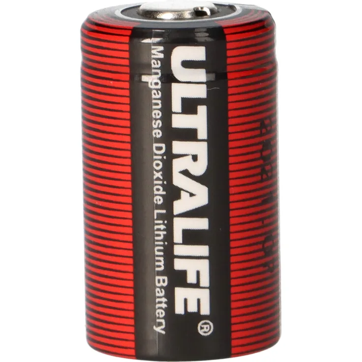 Ultralife CR2 3V 0,9Ah Lithium Batterie, Fotobatterie für Kameras und Alarmanlagen