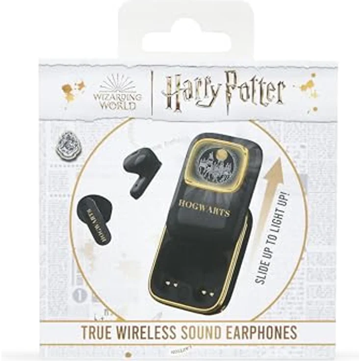 OTL Harry Potter Hogwarts Slide TWS-Ohrhörer mit Ladehülle In-Ear-Kopfhörer (Bluetooth, Smart Touch Control) - Harry Potter Design – Bild 3