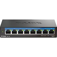 Image for D-Link DMS-108 8-Port Multi-Gigabit Unmanaged Desktop Switch (8X 2,5G Ports, Lüfterlos, Low Profile, Kompakt, Metal Gehäuse, QoS, Plug and Play)