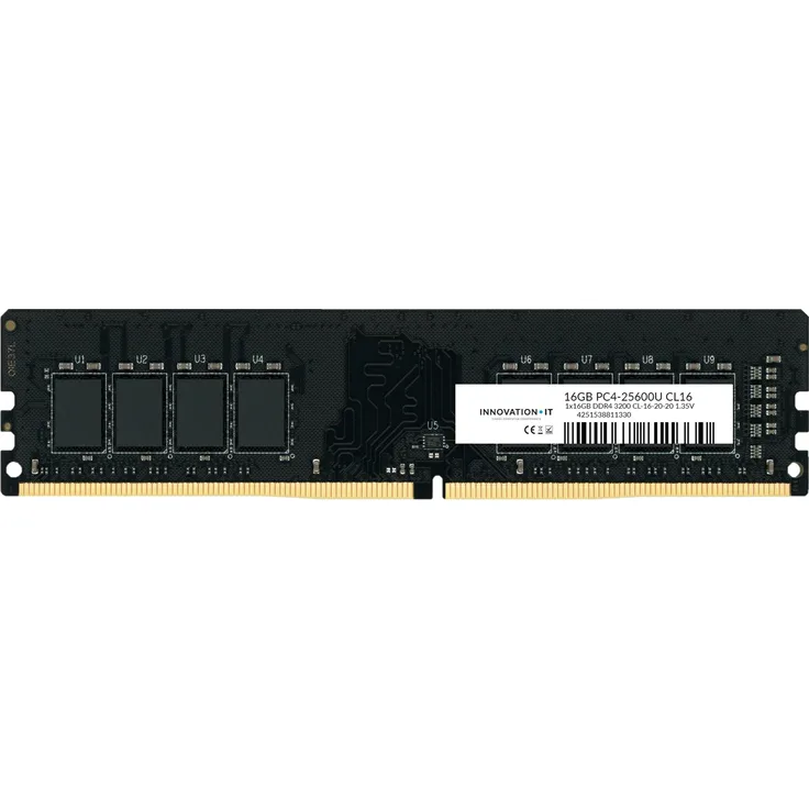Innovation IT RAMDDR4 3200 16GB CL16-20-20 1.35V LD 8-Chip, DDR4-RAM, DIMM, 16GB, 3200 MHz, blau
