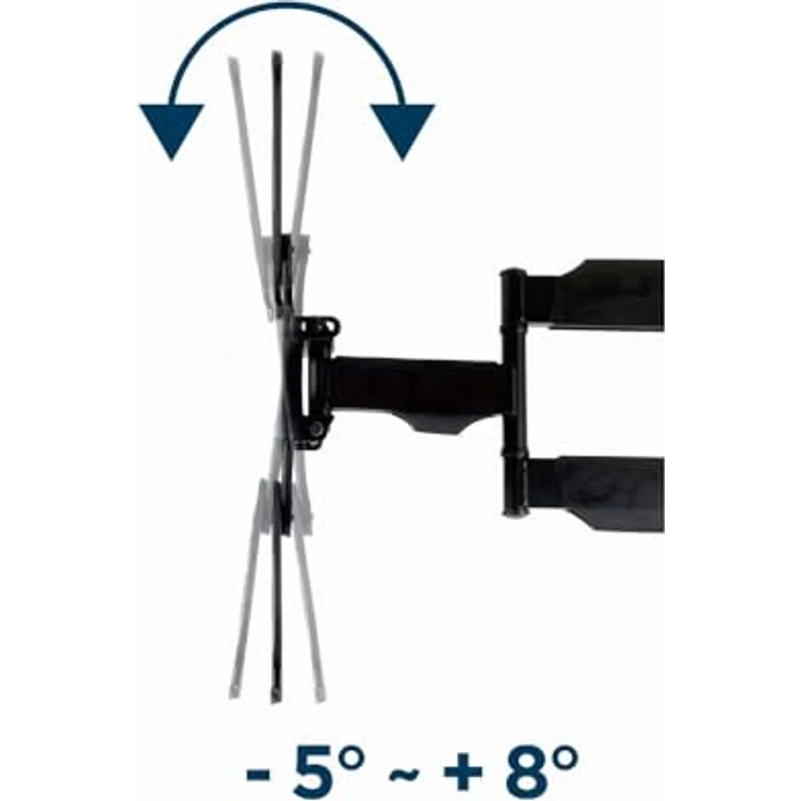 Gembird Premium Full-motion TV Wall Mount 32-55inch 32kg (Wand, 55", 32 kg), TV Wandhalterung, Schwarz – Bild 3