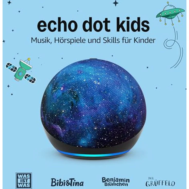 Amazon Echo Dot Kids (5. Gen), WLAN-Lautsprecher mit Bluetooth und Alexa, inkl. 1 Jahr Amazon Kids+, Blau – Bild 8