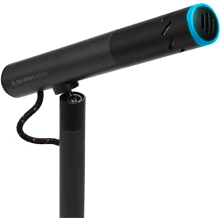 JBL Quantum Stream Talk – USB-Mikrofon mit einfachem Kondensator und super-kardioidem Aufnahmemuster für Streaming, Aufnahmen und Gaming – Schwarz – Bild 3