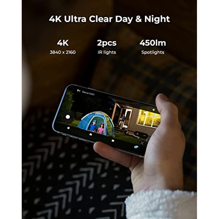 Reolink 4K PT PoE Überwachungskamera Aussen mit Auto-Tracking, Spotlights, 355° Schwenk 90° Neige, Personen-/Fahrzeug-/Haustiererkennung, 30m Farbnachtsicht, 2-Wege-Audio, Zeitraffer, RLC-830A - Preisvergleich – Bild 2