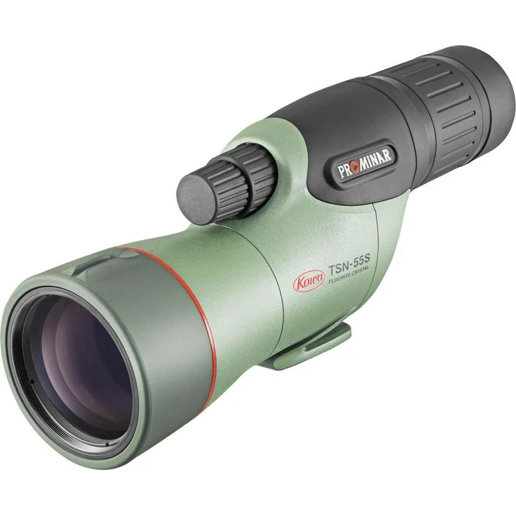 Kowa TSN-55A PROMINAR, Kompaktes Teleskop mit 55-mm-Objektivlinse aus Fluoritkristall, 17-40x Weitwinkel-Zoom, wasserdicht und leichtgewichtig