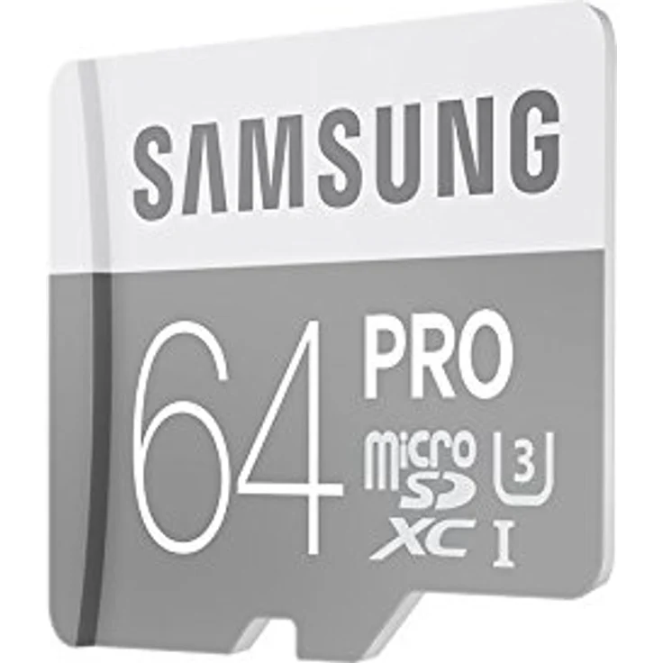 Samsung PRO Plus Micro SDXC 64GB bis zu 90MB-s lesen, bis zu 80MB-s schreiben, Class 10 Speicherkarte (inkl. SD Adapter), grau-weiß – Bild 3