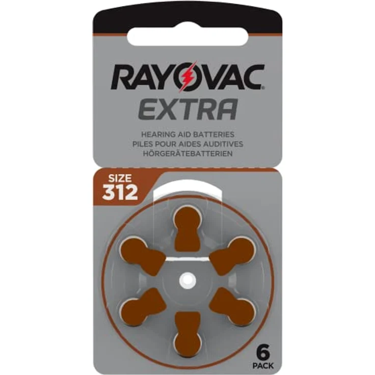 Rayovac ZINK-AIR 312 AP 6 Stück – Bild 2